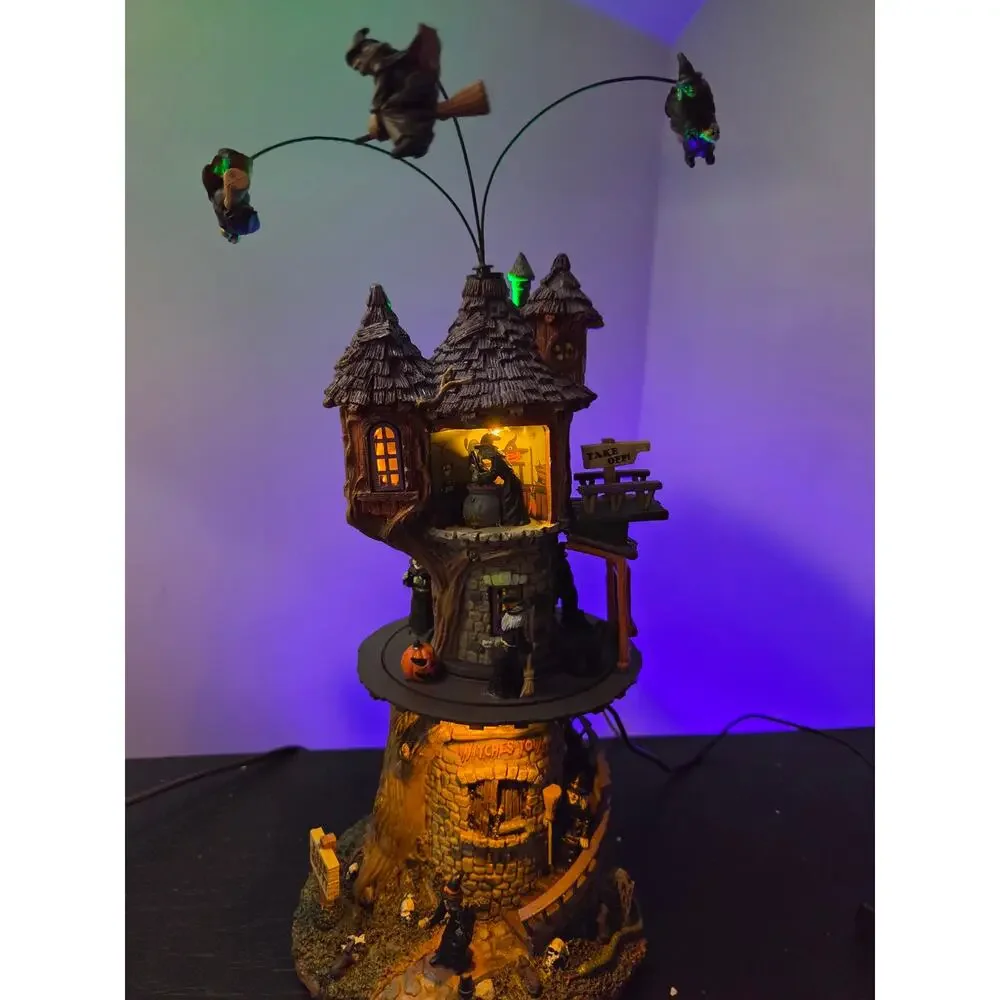 LEMAX Spooky Town Witches Tower #85301